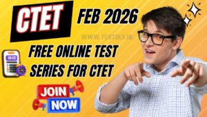 online test series for CTET 2026 free; join now