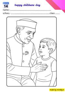 Drawing Outline Sheets for Children’s Day | Download Now