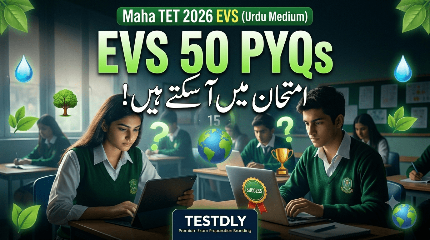 Maha TET 2026 EVS: 50 PYQs That Could Repeat in the Exam! 🔥