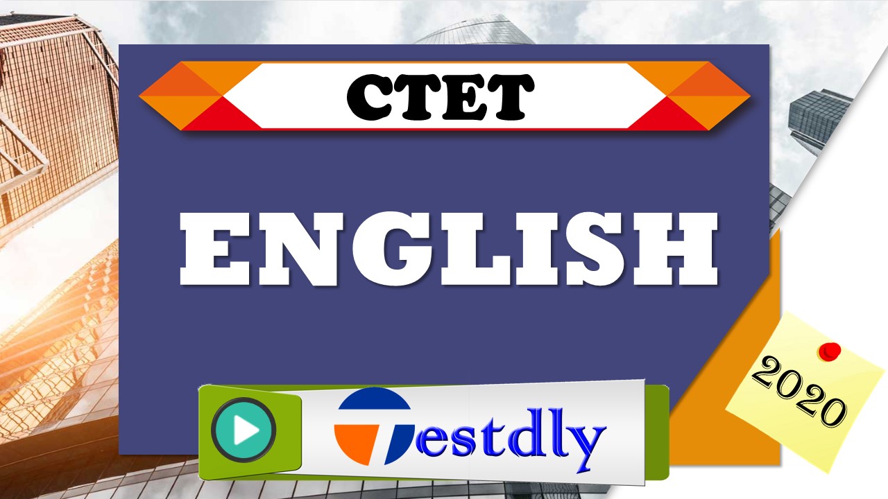ENGLISH-pedagogy online test for ctet 2021
