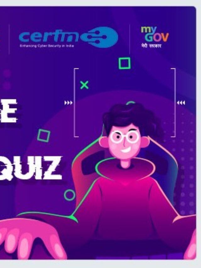 Quiz on Online Gaming Security; माइ gov क्विज़