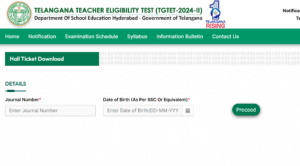 TS TET Hall Ticket Download 2024: Download Your Admit Card Now